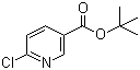structure of CAS# 115309-57-4, 6-Chloronicotinic acid tert-butyl ester