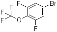 structure of CAS# 115467-07-7, 3,5-二氟-4-(三氟甲氧基)溴苯