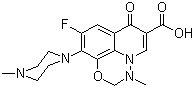 Marbofloxacin molecular structure (CAS 115550-35-1)