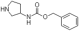 structure of CAS# 115551-46-7, 3-N-Cbz-aminopyrrolidine