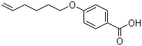 CAS # 115595-28-3, 4-(5-Hexen-1-yloxy)benzoic acid, 4-(Hex-5-en-1-yloxy)benzoic acid, 4-(Hex-5-enoxy)benzoic acid