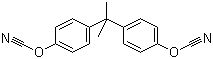 structure of CAS# 1156-51-0, 2,2-Bis-(4-cyanatophenyl)propane