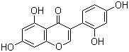 structure of CAS# 1156-78-1, 2'-Hydroxygenistein