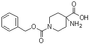 CAS # 115655-41-9, 4-Amino-1,4-piperidinedicarboxylic acid 1-(phenylmethyl) ester