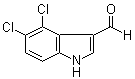 CAS # 115666-42-7, 4,5-Dichloro-1H-indole-3-carboxaldehyde