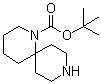 structure of CAS# 1158750-00-5, 1,9-Diazaspiro[5.5]undecane-1-carboxylic acid 1,1-dimethylethyl ester