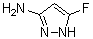structure of CAS# 1159196-53-8, 5-Fluoro-1H-pyrazol-3-amine