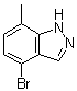 structure of CAS# 1159511-74-6, 4-Bromo-7-methyl-1H-indazole