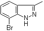7-溴-3-甲基-1H-吲唑分子结构 (CAS 1159511-75-7)