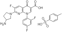 structure of CAS# 115964-29-9, 甲苯磺酸妥舒沙星