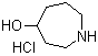 structure of CAS# 1159823-34-3, Hexahydro-1H-azepin-4-ol hydrochloride