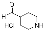 structure of CAS# 1159825-32-7, 4-哌啶甲醛盐酸盐