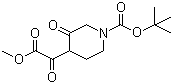 4-Methoxyoxalyl-3-oxopiperidine-1-carboxylic acid tert-butyl ester molecular structure (CAS 1159983-63-7)