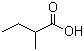 structure of CAS# 116-53-0, DL-2-Methylbutyric acid