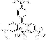 structure of CAS# 116-95-0, C.I. Acid Blue 1