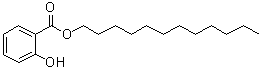 structure of CAS# 1160-35-6, Dodecyl salicylate