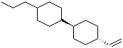structure of CAS# 116020-44-1, (trans,trans)-4-Ethenyl-4'-propyl-1,1'-bicyclohexyl