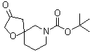 structure of CAS# 1160246-89-8, 3-Oxo-1-oxa-7-azaspiro[4.5]decane-7-carboxylic acid 1,1-dimethylethyl ester