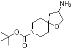 structure of CAS# 1160246-91-2, 3-氨基-1-氧杂-8-氮杂螺[4.5]癸烷-8-羧酸叔丁酯