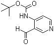 structure of CAS# 116026-93-8, N-Boc-4-amino-3-pyridinecarboxyaldehyde