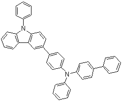 CAS # 1160294-58-5, N-Phenyl-N-[4-(9-phenyl-9H-carbazol-3-yl)phenyl]-[1,1'-biphenyl]-4-amine, PCBA1BP