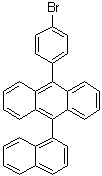 structure of CAS# 1160506-32-0, 9-(4-Bromophenyl)-10-(1-naphthalenyl)anthracene