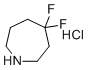 structure of CAS# 1160721-05-0, 4,4-二氟氮杂环庚烷盐酸盐