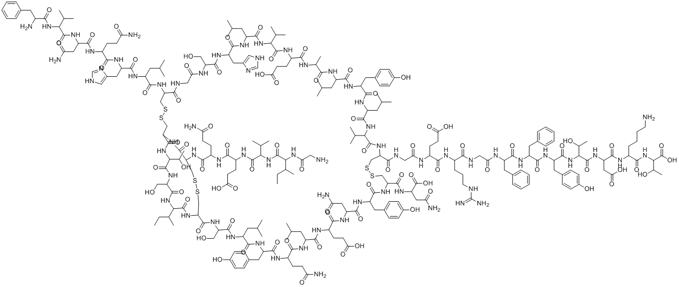 structure of CAS# 116094-23-6, Insulin aspart