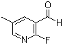 2-Fluoro-5-methyl-3-pyridinecarboxaldehyde molecular structure (CAS 1160993-95-2)