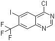 CAS 登录号：1160994-12-6, 4-氯-6-碘-7-(三氟甲基)喹唑啉