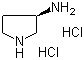 (3R)-(-)-3-Aminopyrrolidine dihydrochloride molecular structure (CAS 116183-81-4)