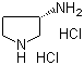 structure of CAS# 116183-83-6, (3S)-(+)-3-Aminopyrrolidine dihydrochloride
