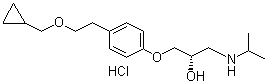 左旋倍他洛尔盐酸盐分子结构 (CAS 116209-55-3)