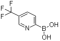 structure of CAS# 1162257-58-0, B-[5-(Trifluoromethyl)-2-pyridinyl]-boronic acid