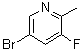 5-Bromo-3-fluoro-2-methylpyridine molecular structure (CAS 1162674-74-9)