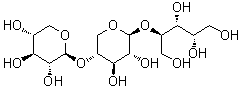 CAS 登录号：116269-52-4, O-beta-D-吡喃木糖基-(1→4)-O-beta-D-吡喃木糖基-(1→4)-D-木糖醇