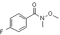 N-甲基-N-甲氧基-4-氟苯甲酰胺分子结构 (CAS 116332-54-8)