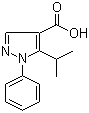 structure of CAS# 116344-18-4, 5-异丙基-1-苯基-1H-吡唑-4-甲酸