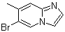 structure of CAS# 116355-18-1, 6-溴-7-甲基咪唑并[1,2-a]吡啶