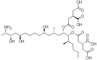 structure of CAS# 116355-83-0, 烟曲霉毒素 B1