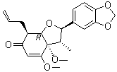 CAS # 116424-69-2, Fargesone A, [2R-(2alpha,3beta,3abeta,7alpha,7abeta)]-2-(1,3-Benzodioxol-5-yl)-3,3a,7,7a-tetrahydro-3a,4-dimethoxy-3-methyl-7-(2-propenyl)-6(2H)-benzofuranone