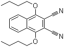 structure of CAS# 116453-89-5, 1,4-Dibutoxy-2,3-naphthalenedicarbonitrile