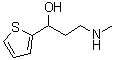 structure of CAS# 116539-56-1, 3-Methylamino-1-(2-thienyl)-1-propanol