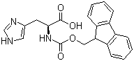 structure of CAS# 116611-64-4, N-Fmoc-L-histidine