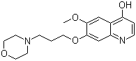 6-Methoxy-7-[3-(4-morpholinyl)propoxy]-4-quinolinol molecular structure (CAS 1167053-13-5)