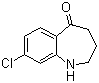 structure of CAS# 116815-03-3, 8-氯-1,2,3,4-四氢苯并[b]氮杂卓-5-酮
