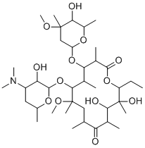 Clarithromycin molecular structure (CAS 116836-41-0)
