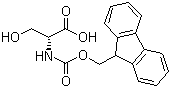 structure of CAS# 116861-26-8, N-芴甲氧羰基-D-丝氨酸
