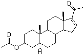 CAS # 1169-20-6, 3-Acetyloxypregn-16-en-20-one, (3b,5b)-3-(Acetyloxy)pregn-16-en-20-one