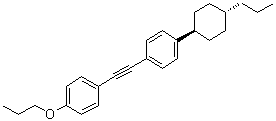 CAS # 116903-49-2, 4-(trans-4-Propylcyclohexyl)-4'-propoxytolane, CPTP 3O3